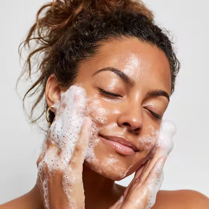 Cleansing skin care routine